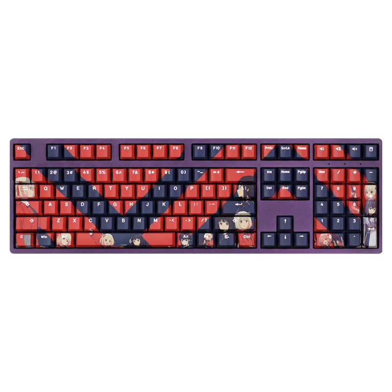 My Anime Keycaps Complete Set Lycoris Recoil: Chisato and Takina Backlit OEM Keycap Set