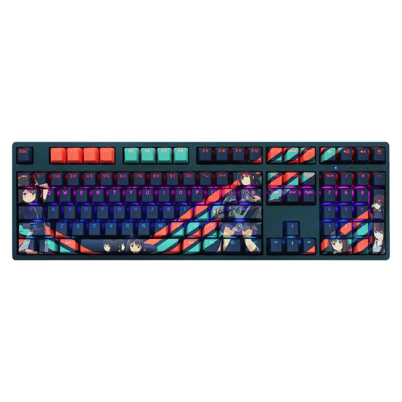 My Anime Keycaps Complete Set Lycoris Recoil: Takina Inoue Backlit Keycap Set