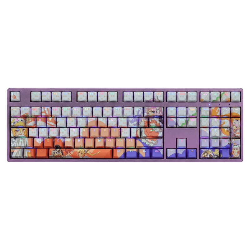 My Anime Keycaps Complete Set Miss Kobayashi's Dragon Maid: Backlit Keycap Set