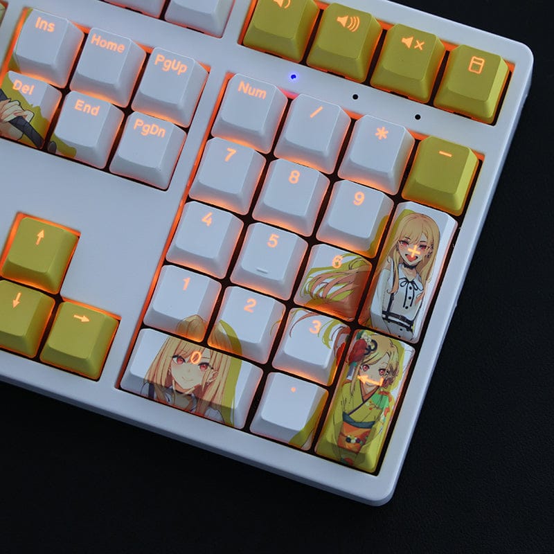 My Anime Keycaps Complete Set My Dress-Up Darling: Marin Kitagawa Backlit Keycap Set