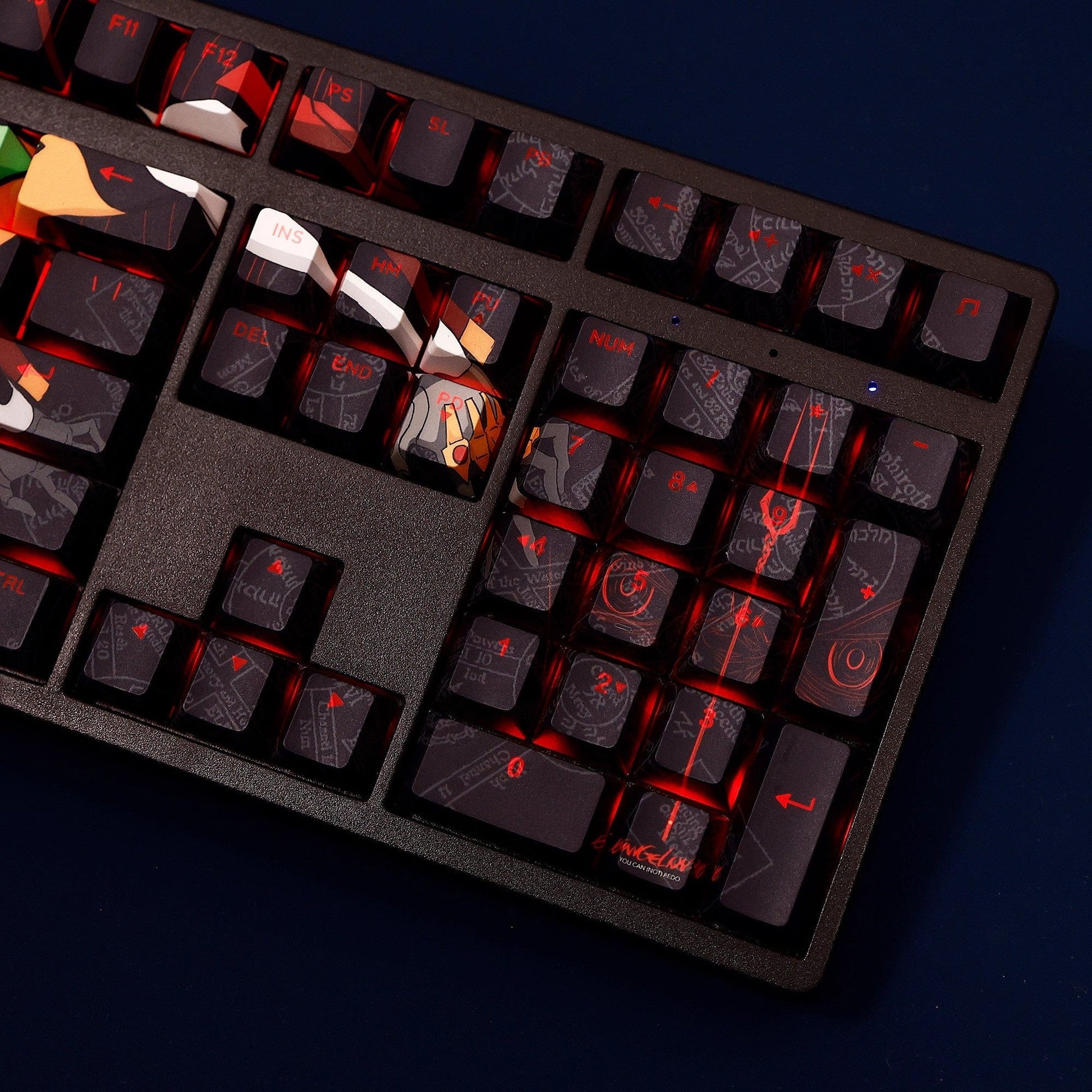 My Anime Keycaps Complete Set Neon Genesis Evangelion: Asuka Backlit Keycap Set
