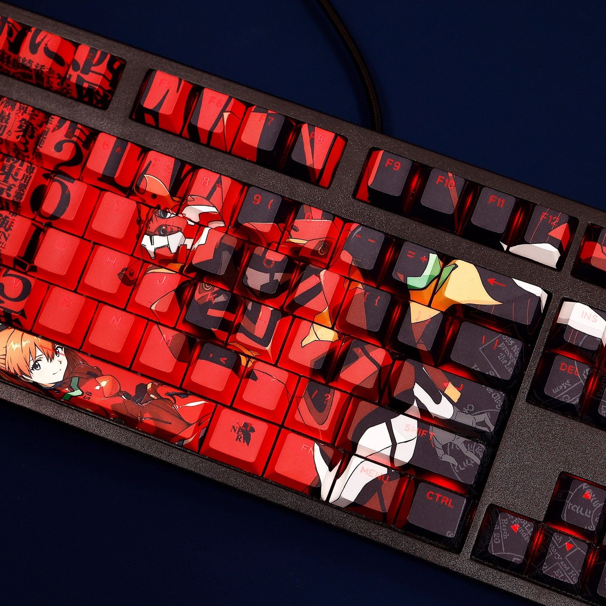 My Anime Keycaps Complete Set Neon Genesis Evangelion: Asuka Backlit Keycap Set