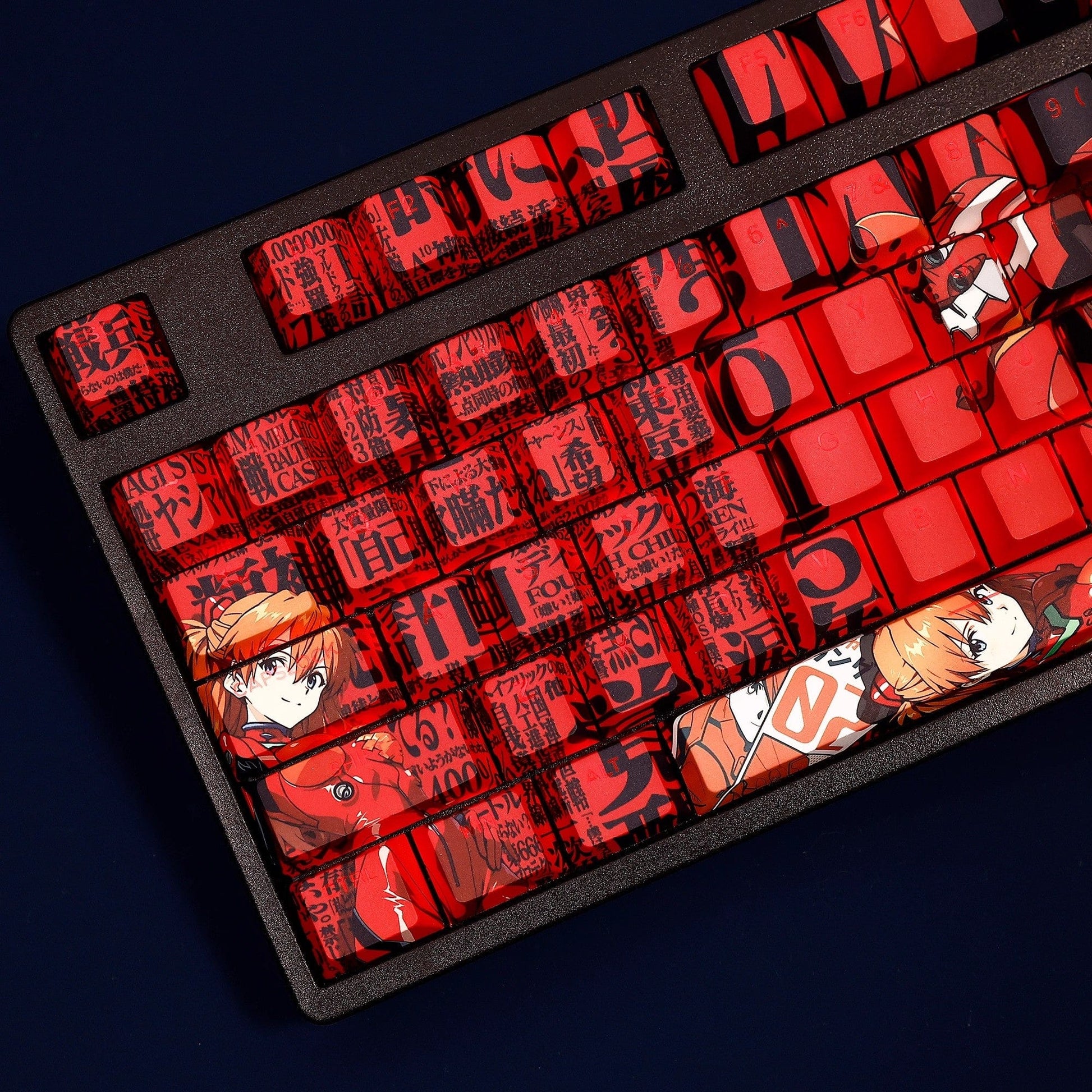 My Anime Keycaps Complete Set Neon Genesis Evangelion: Asuka Backlit Keycap Set