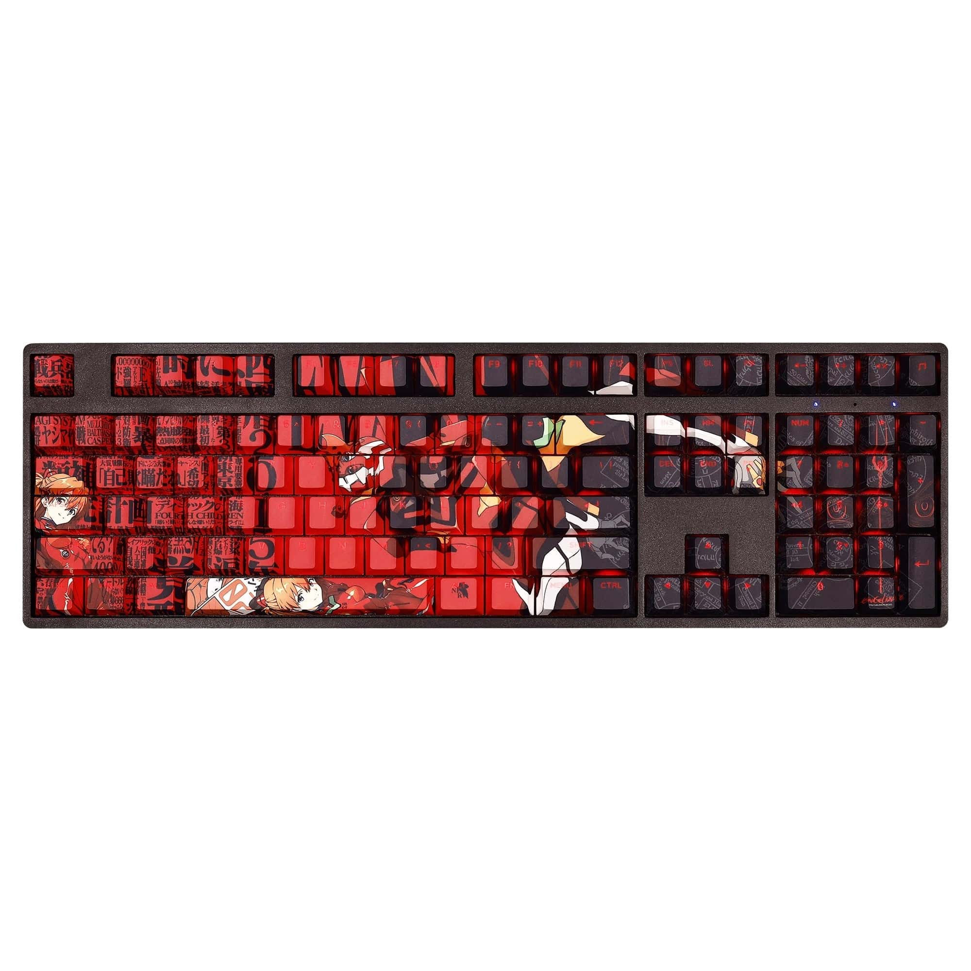 Neon Genesis Evangelion: Asuka Backlit Keycap Set