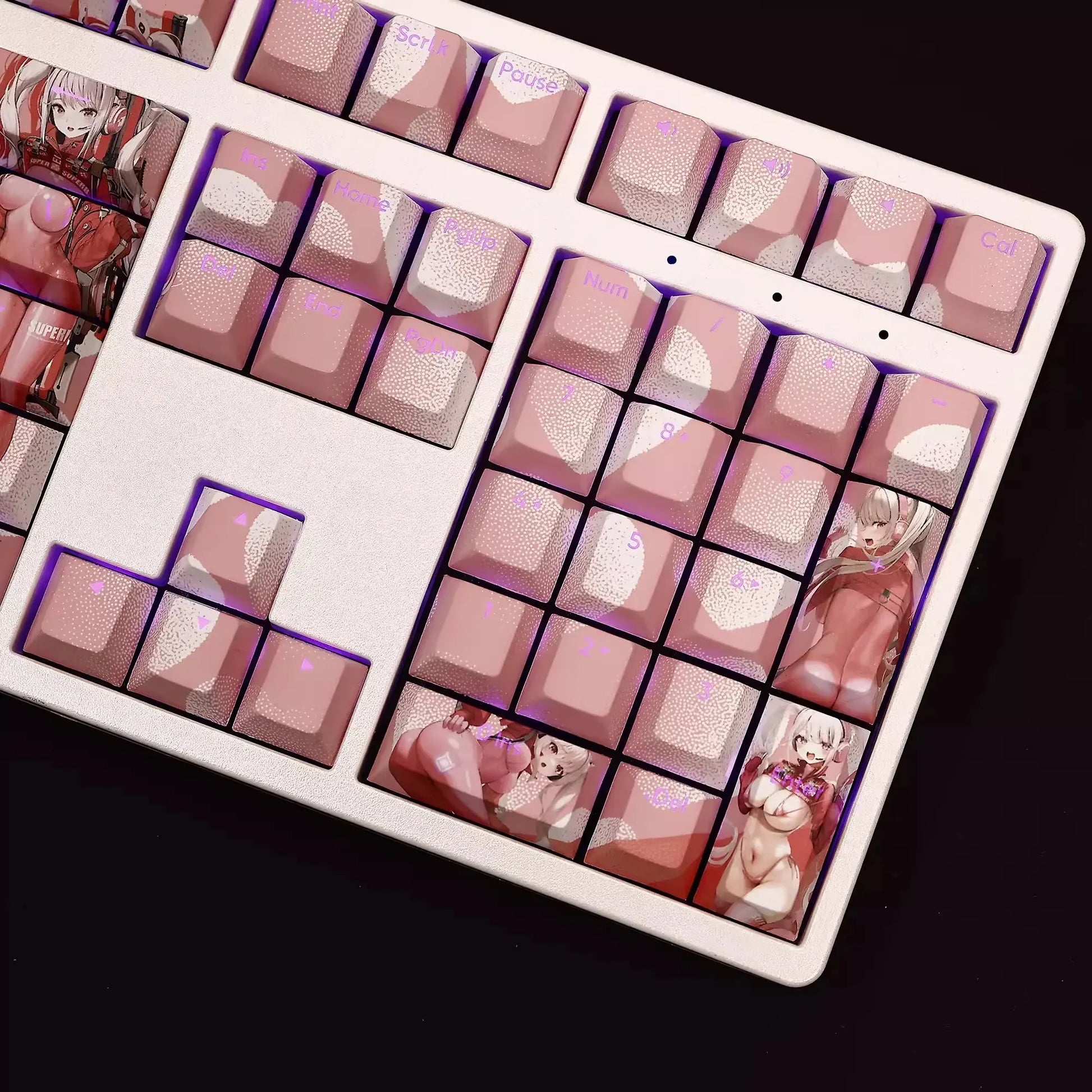 My Anime Keycaps Complete Set Nikke: Alice Backlit Keycap Set