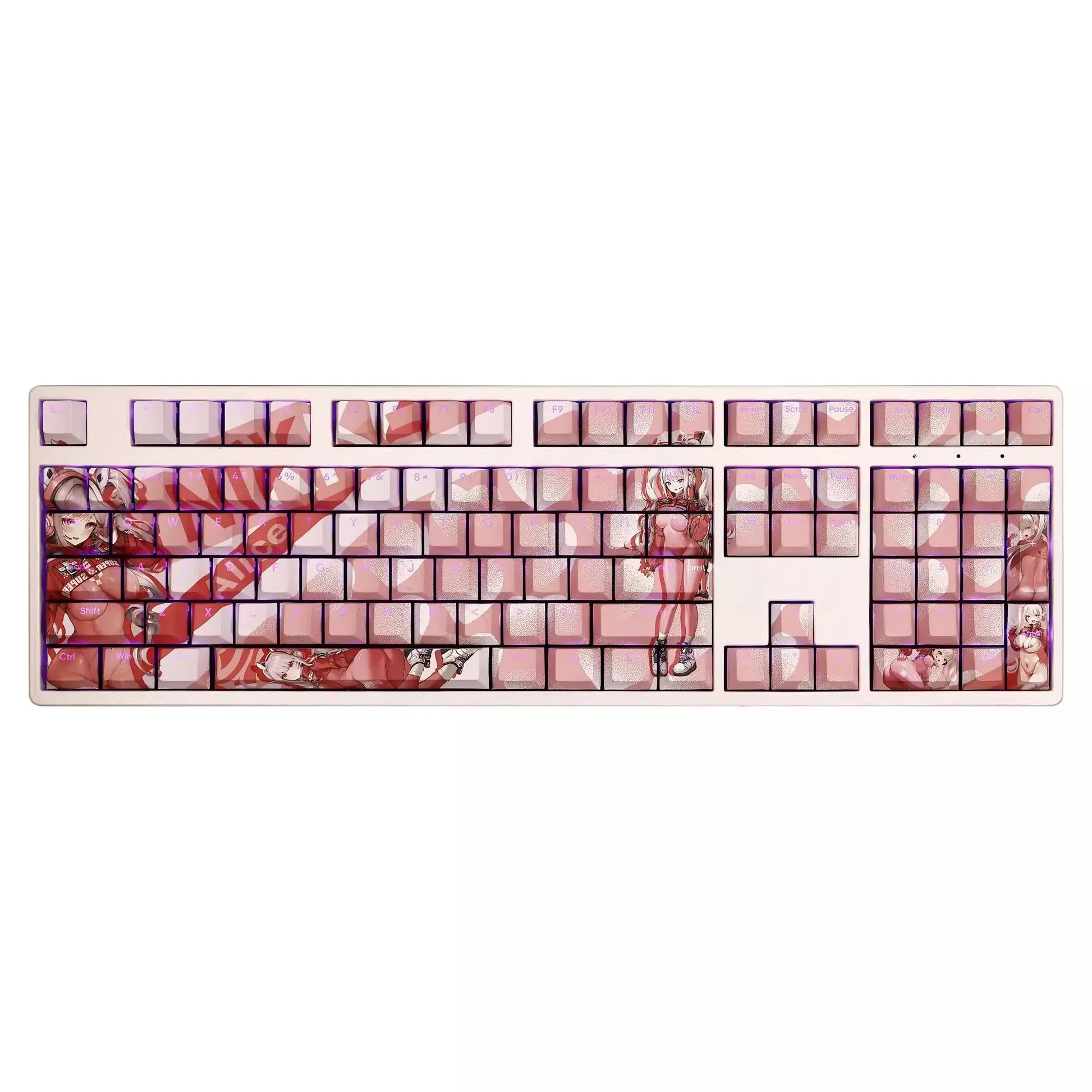 My Anime Keycaps Complete Set Nikke: Alice Backlit Keycap Set