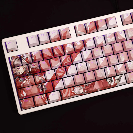 My Anime Keycaps Complete Set Nikke: Alice Backlit Keycap Set