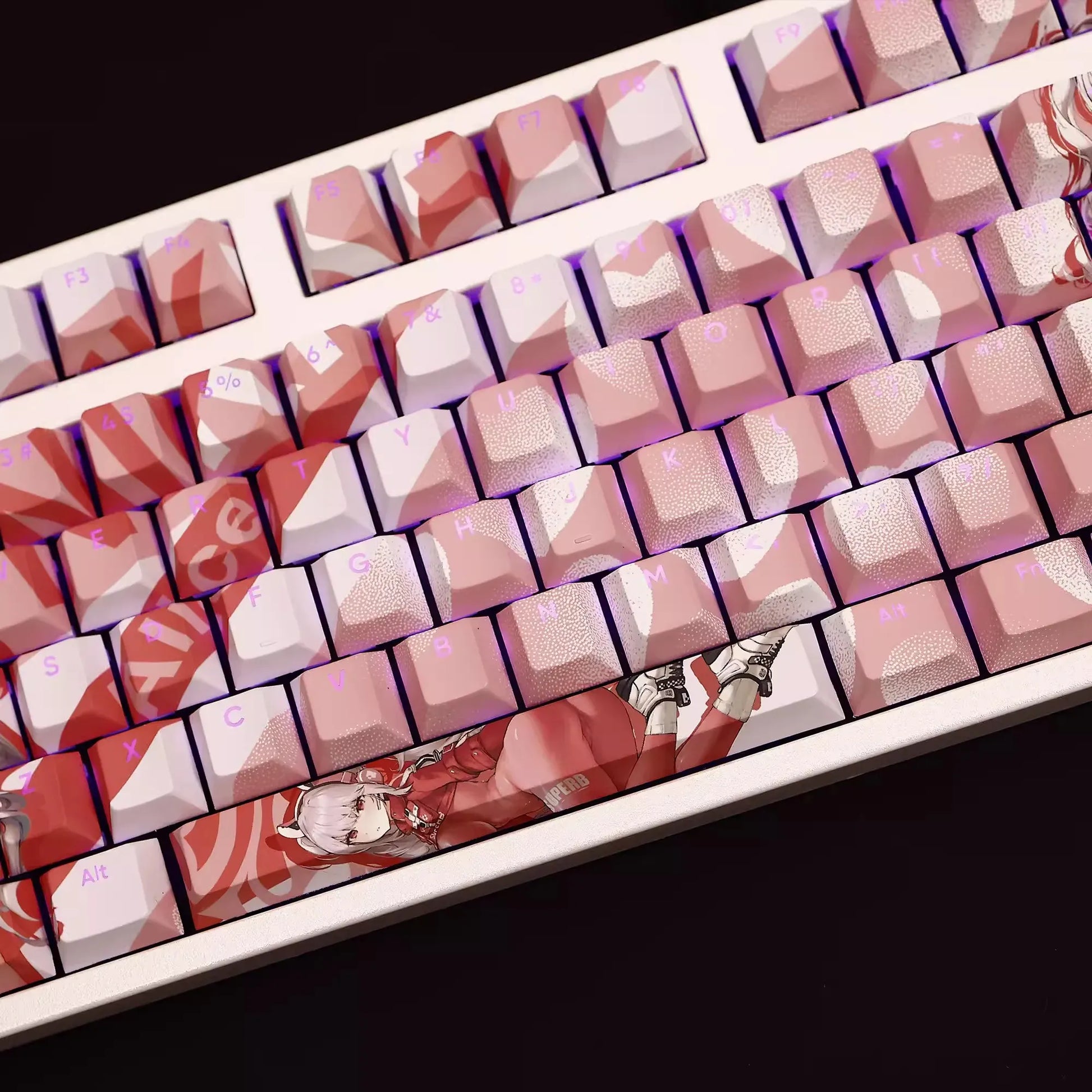 My Anime Keycaps Complete Set Nikke: Alice Backlit Keycap Set