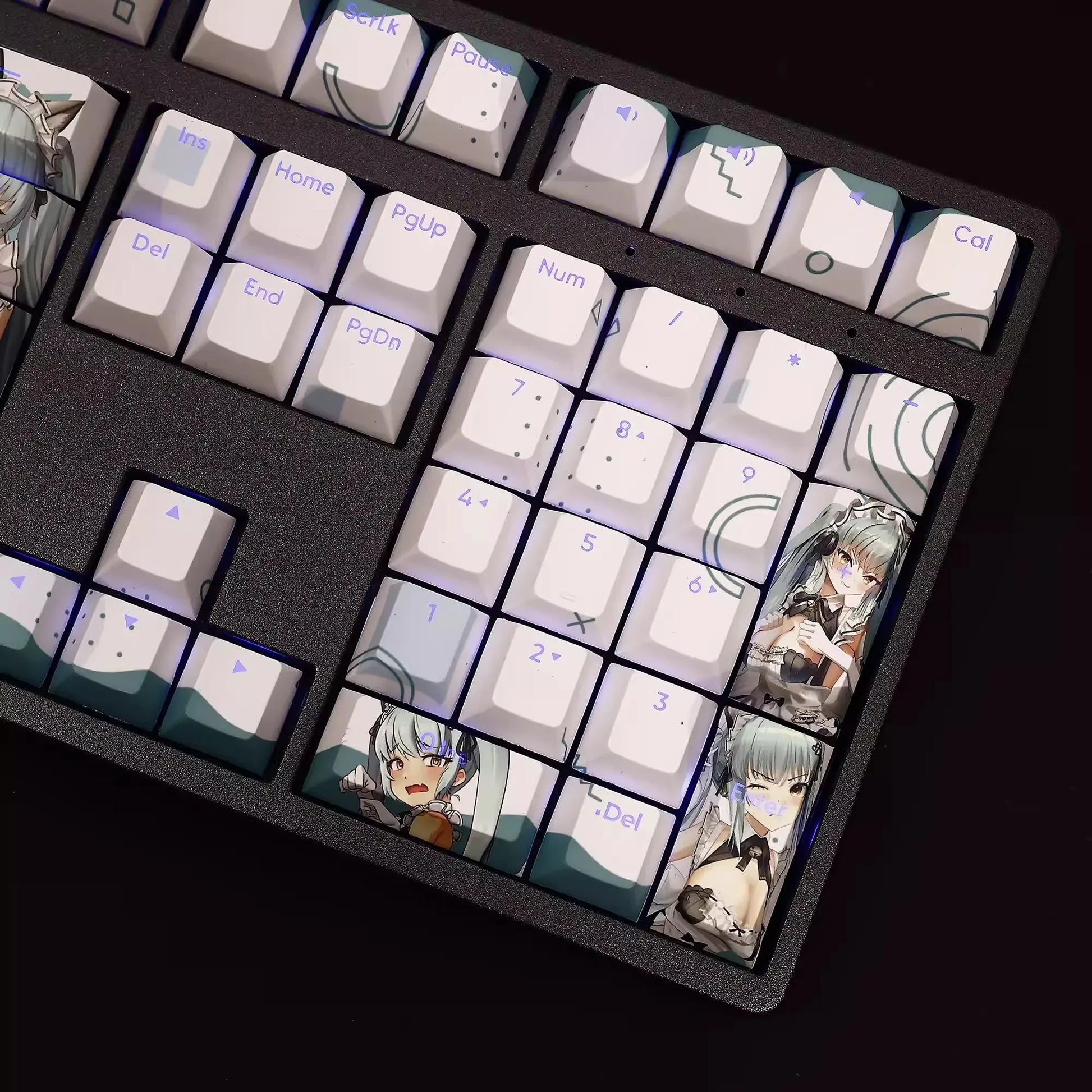 My Anime Keycaps Complete Set Nikke: Privaty Backlit Keycap Set