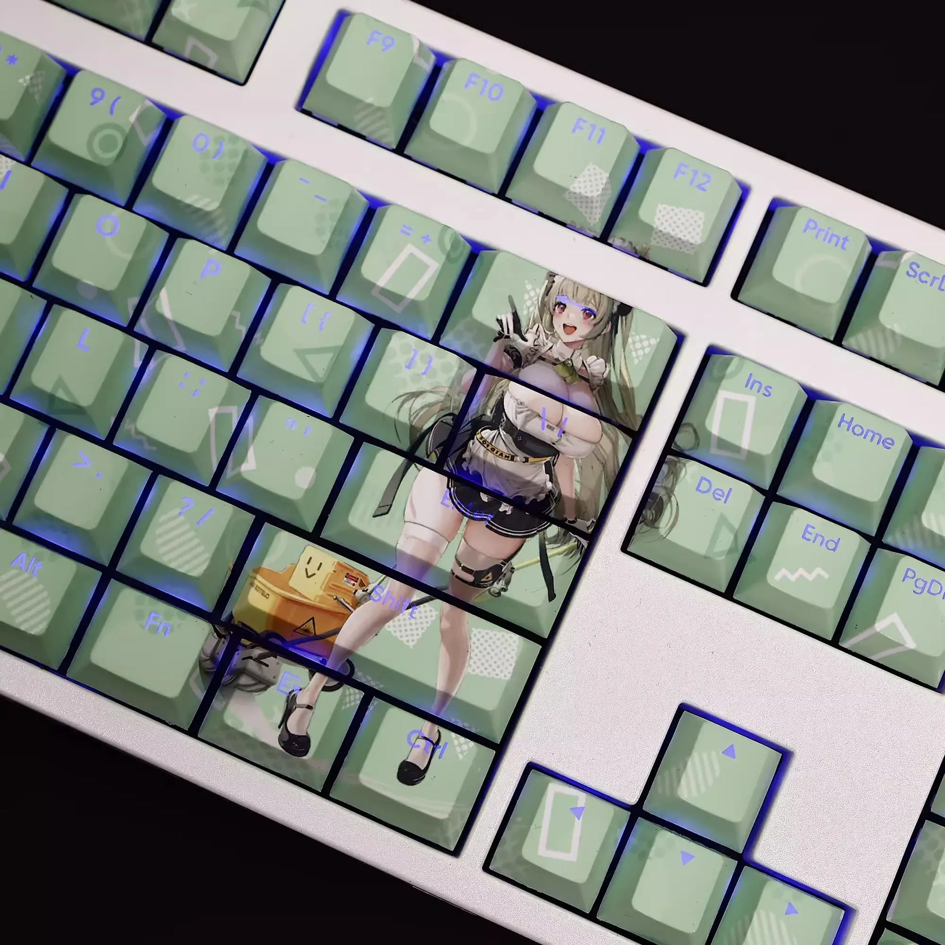 My Anime Keycaps Complete Set Nikke: Soda Backlit Keycap Set
