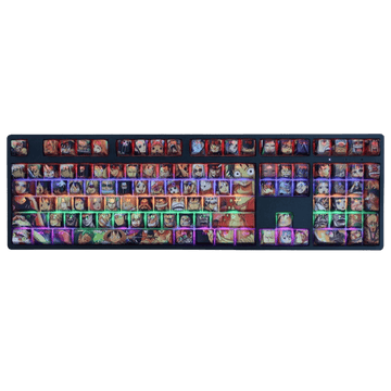 My Anime Keycaps Complete Set One Piece: Backlit Keycap Set