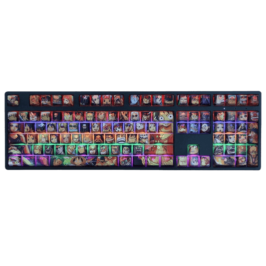 My Anime Keycaps Complete Set One Piece: Backlit Keycap Set