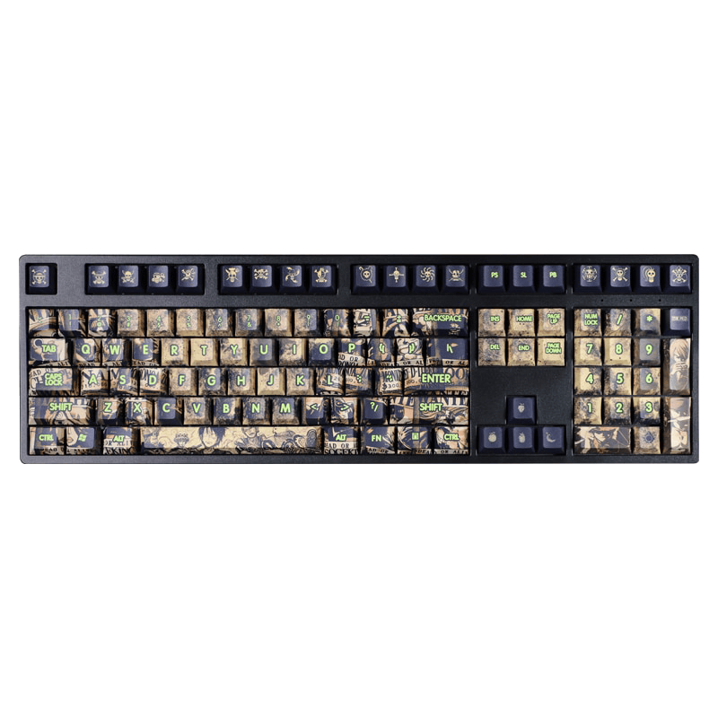 My Anime Keycaps Complete Set One Piece: Yellow Keycap Set