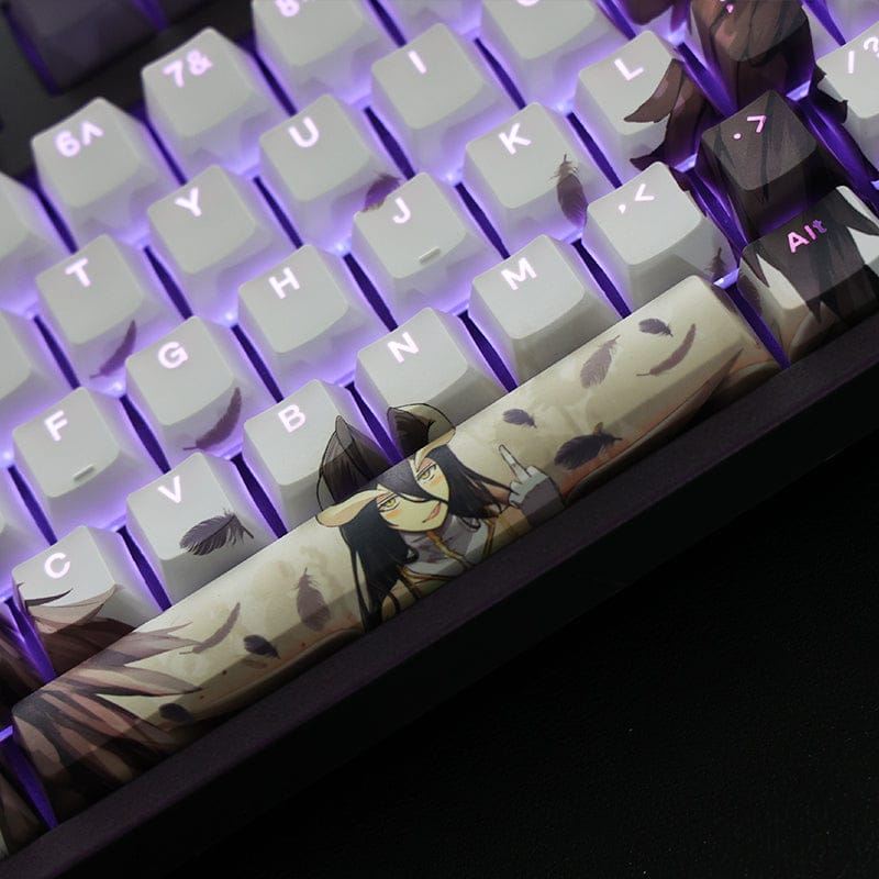My Anime Keycaps Complete Set Overlord: Albedo Backlit Keycap Set