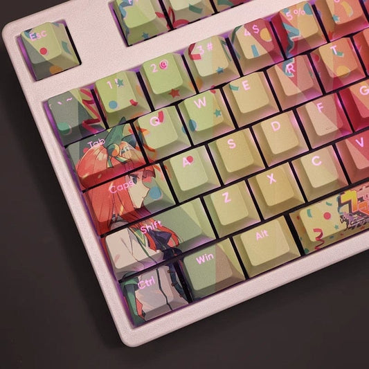 My Anime Keycaps Complete Set Pretty Derby: Silence Suzuka Backlit Keycap Set