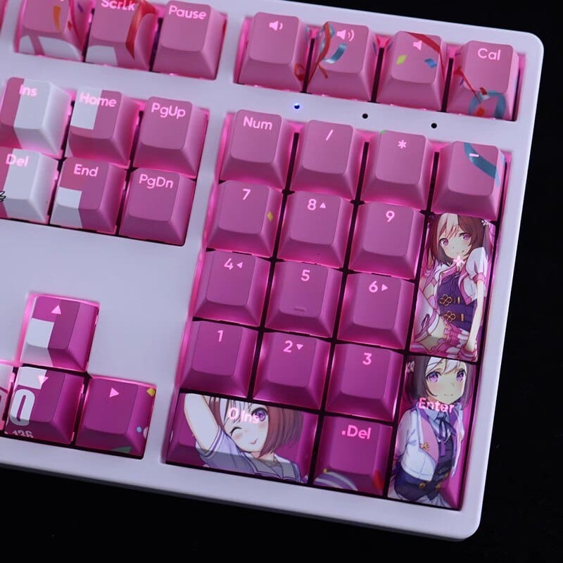 My Anime Keycaps Complete Set Pretty Derby: Special Week Backlit Keycap Set