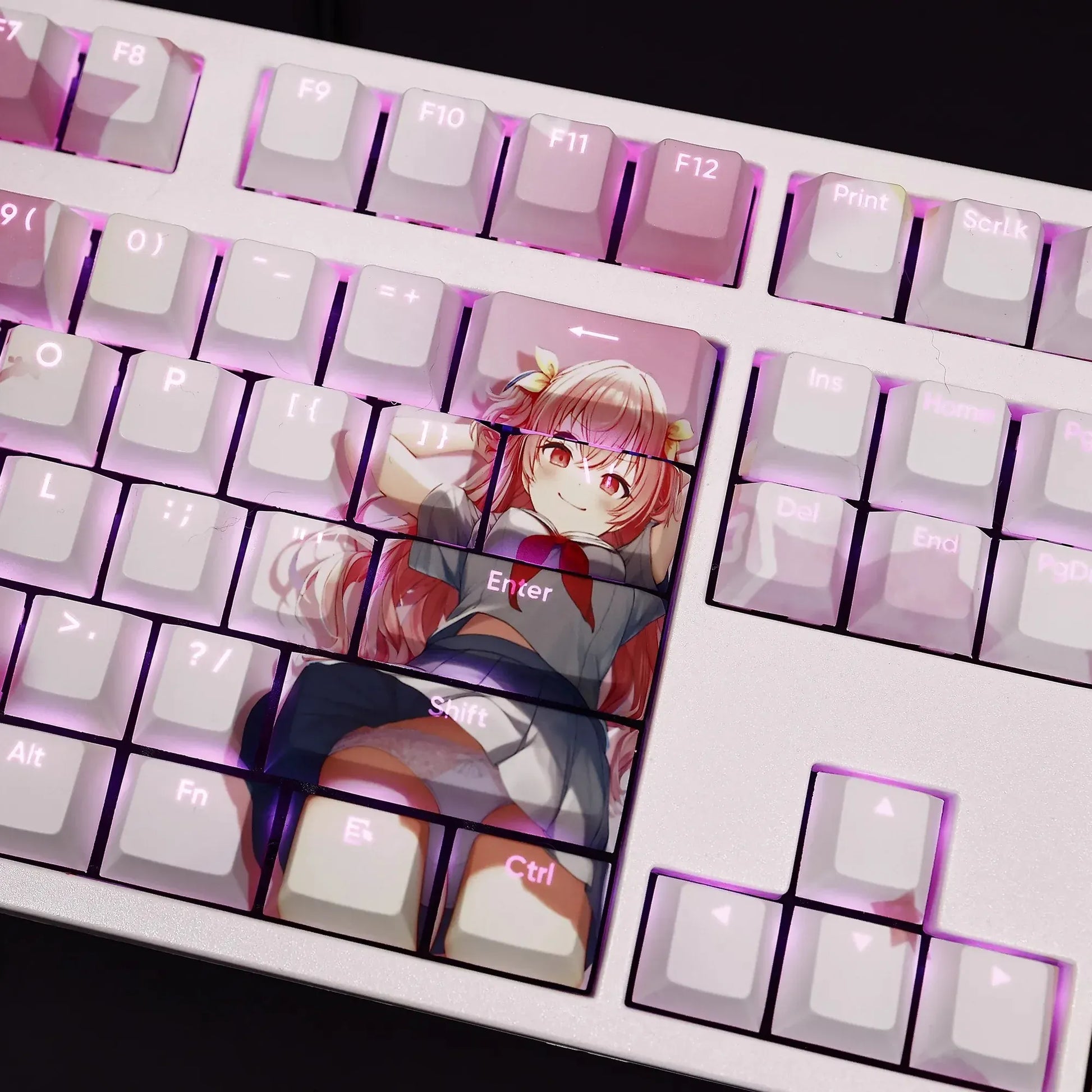 My Anime Keycaps Complete Set Project SEKAI: Airi Momoi Backlit Keycap Set