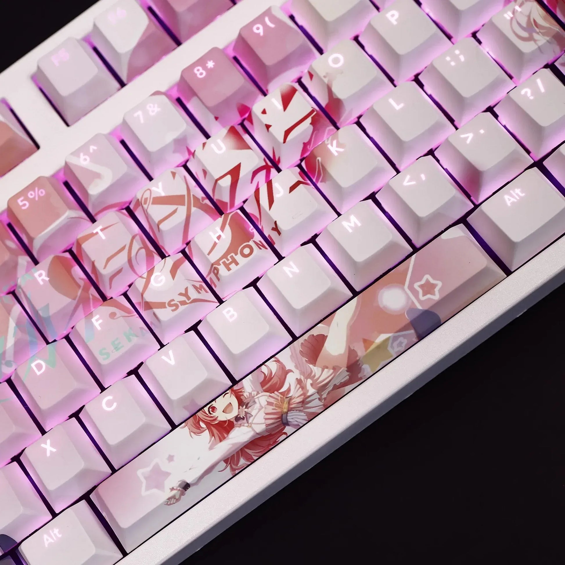 My Anime Keycaps Complete Set Project SEKAI: Airi Momoi Backlit Keycap Set