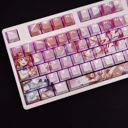 My Anime Keycaps Complete Set Project SEKAI: Airi Momoi Backlit Keycap Set
