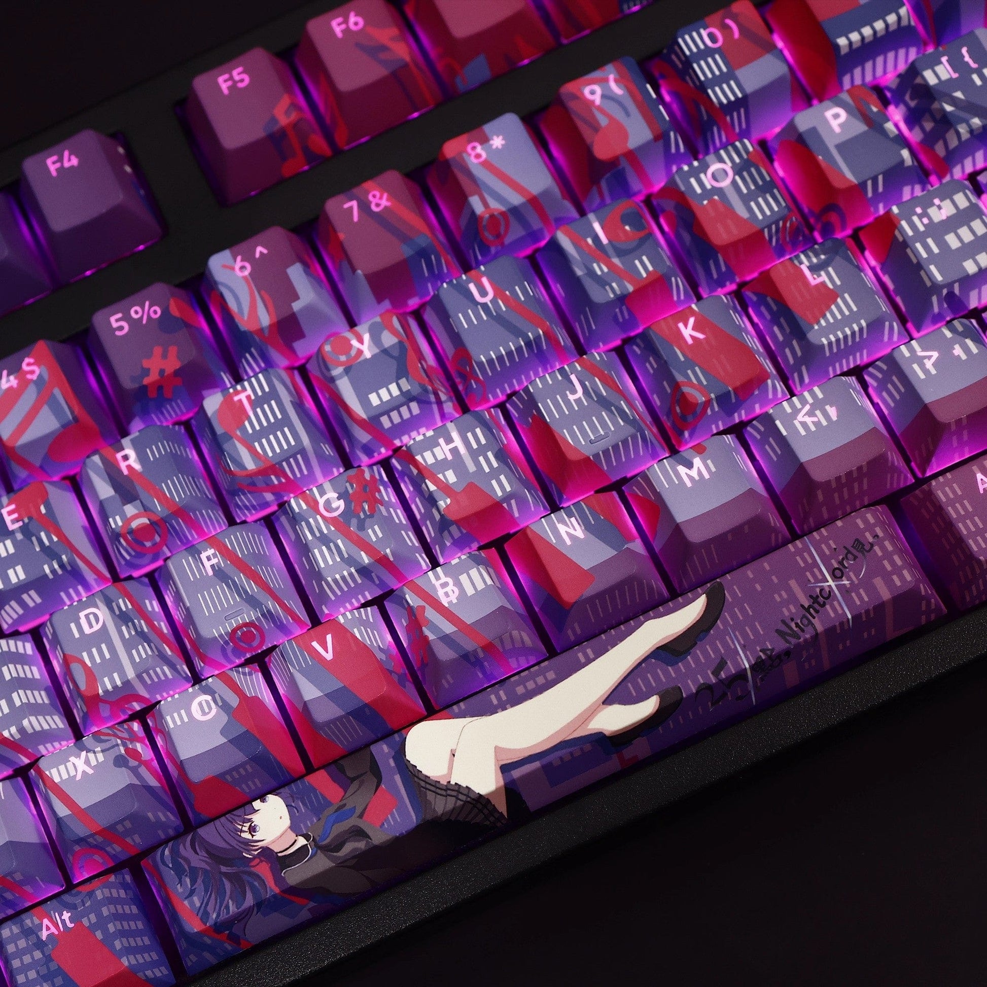 My Anime Keycaps Complete Set Project SEKAI: Asahina Mafuyu Backlit Keycap Set