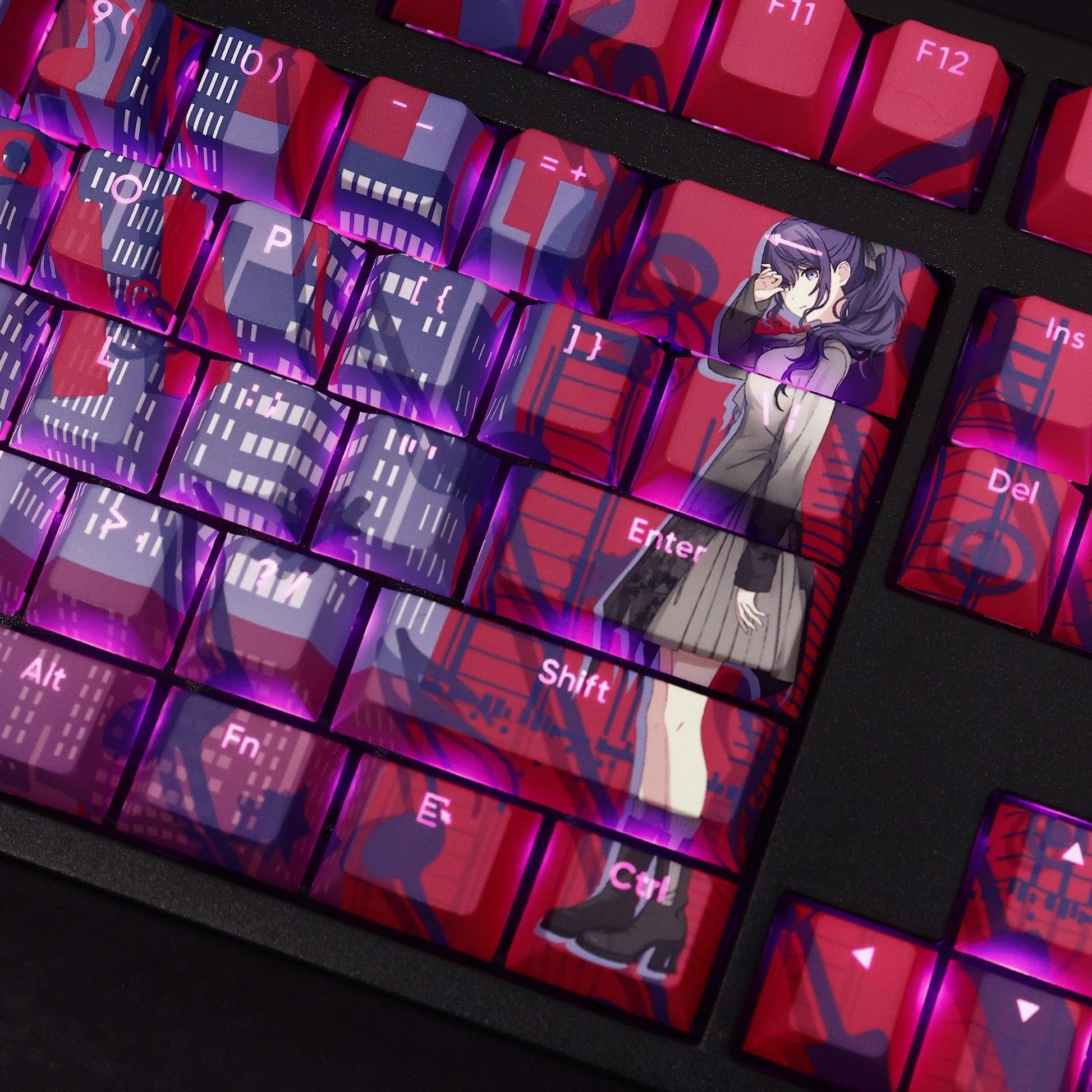 My Anime Keycaps Complete Set Project SEKAI: Asahina Mafuyu Backlit Keycap Set
