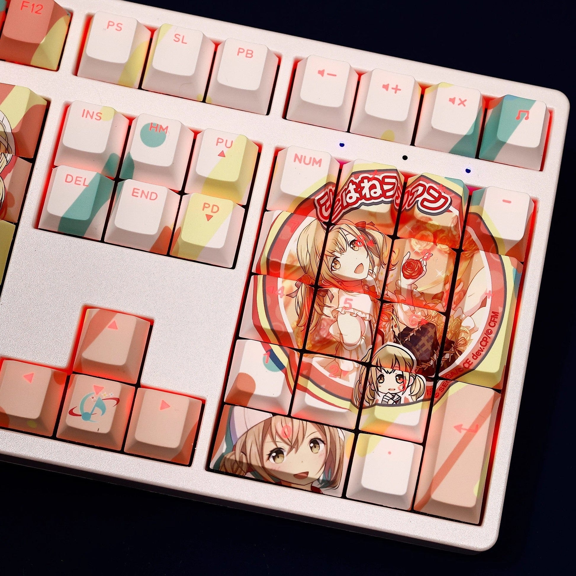 My Anime Keycaps Complete Set Project SEKAI: Azusawa Kohane Backlit Keycap Set