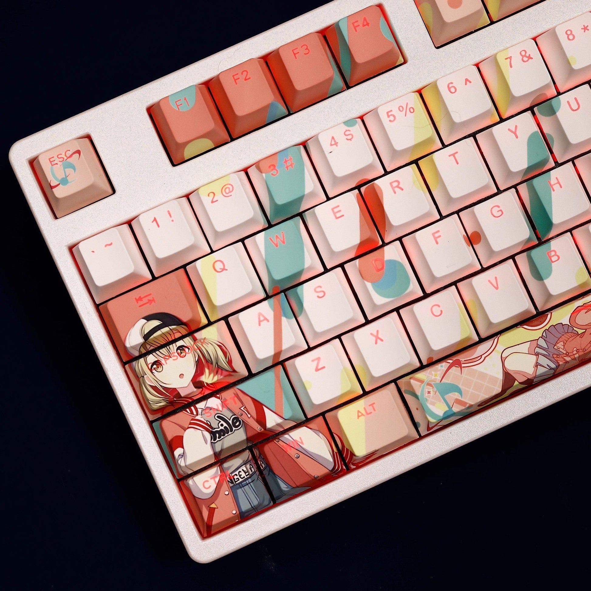 My Anime Keycaps Complete Set Project SEKAI: Azusawa Kohane Backlit Keycap Set