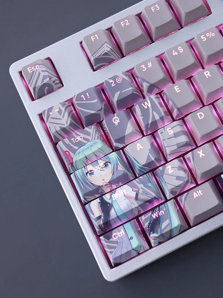 My Anime Keycaps Complete Set Project SEKAI: Hatsune Miku Backlit Keycap Set