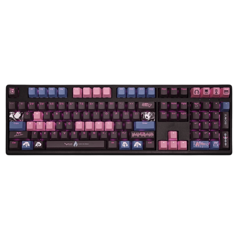 My Anime Keycaps Complete Set Project SEKAI: Hatsune Miku Black Backlit Keycap Set