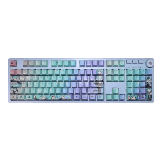 My Anime Keycaps Complete Set Project SEKAI: Hatsune Miku Blue Backlit Keycap Set