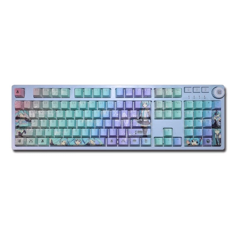 My Anime Keycaps Complete Set Project SEKAI: Hatsune Miku Blue Backlit Keycap Set