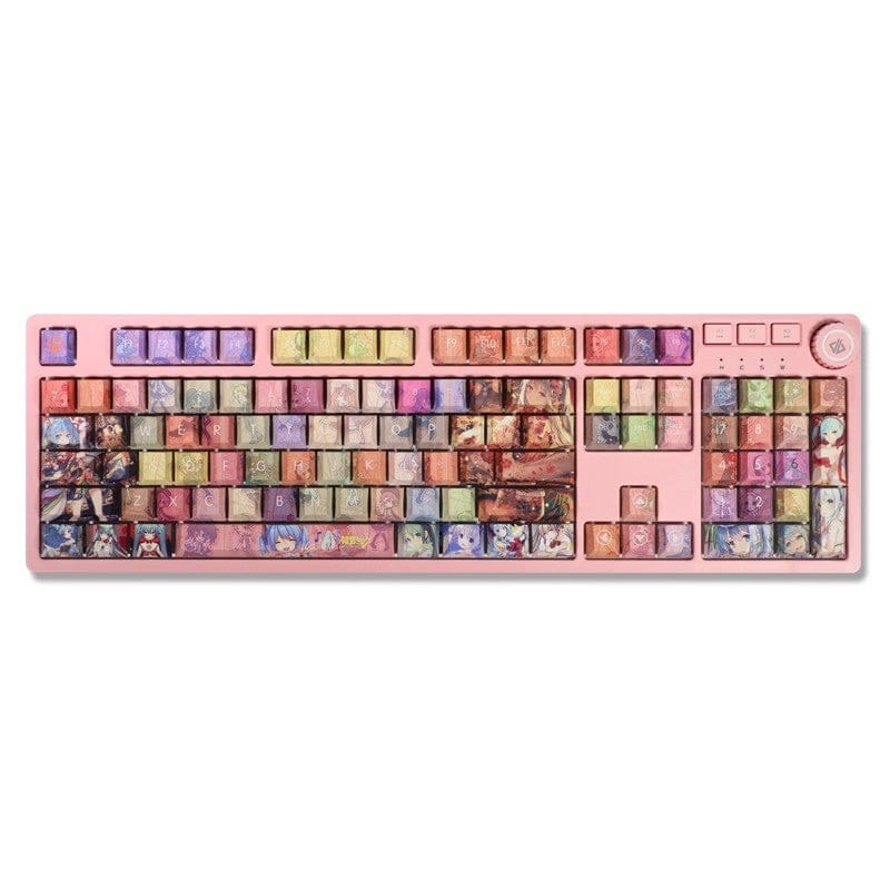 My Anime Keycaps Complete Set Project SEKAI: Hatsune Miku Rainbow Keycap Set