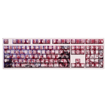 My Anime Keycaps Complete Set Project SEKAI: Hatsune Miku Red Backlit Keycap Set