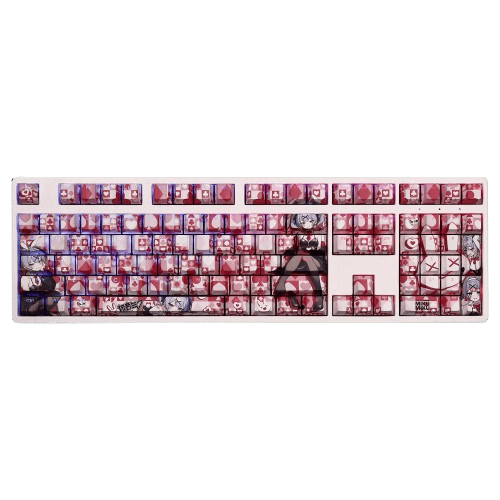 My Anime Keycaps Complete Set Project SEKAI: Hatsune Miku Red Backlit Keycap Set