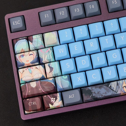 My Anime Keycaps Complete Set Project SEKAI: Hatsune Miku XDA Keycap Set