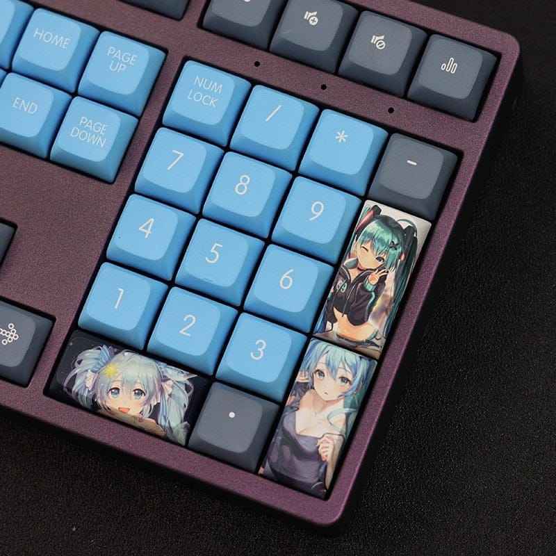 My Anime Keycaps Complete Set Project SEKAI: Hatsune Miku XDA Keycap Set