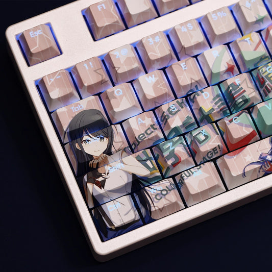 My Anime Keycaps Complete Set Project SEKAI: Ichika Hoshino Backlit Keycap Set
