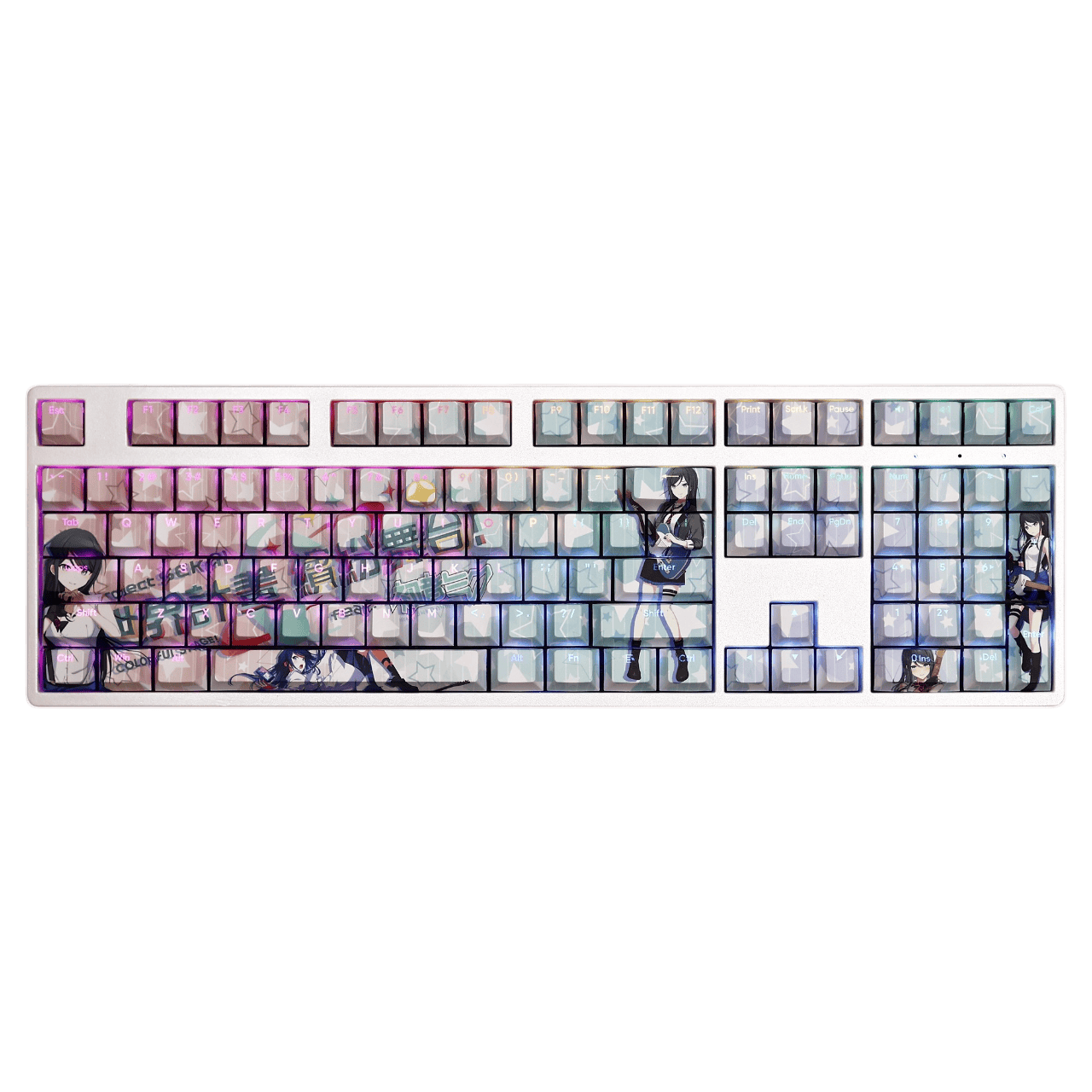 My Anime Keycaps Complete Set Project SEKAI: Ichika Hoshino Backlit Keycap Set