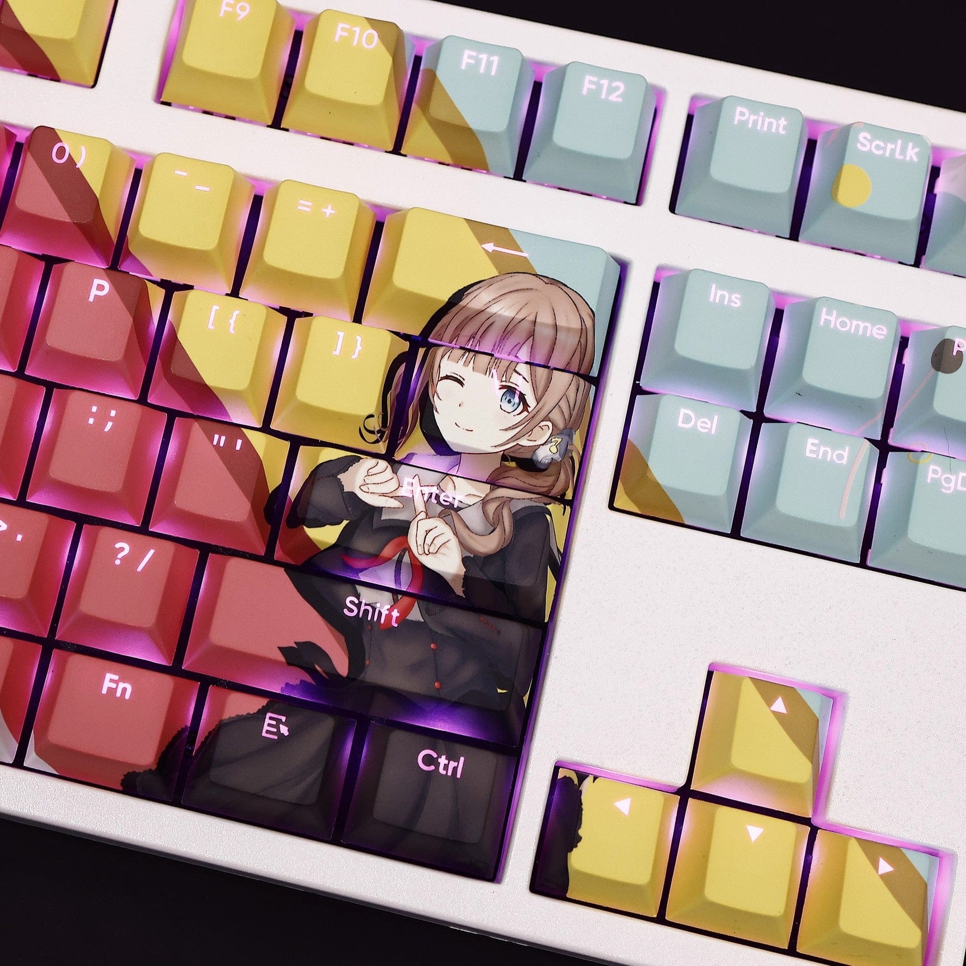 My Anime Keycaps Complete Set Project SEKAI: Mochizuki Honami Backlit Keycap Set