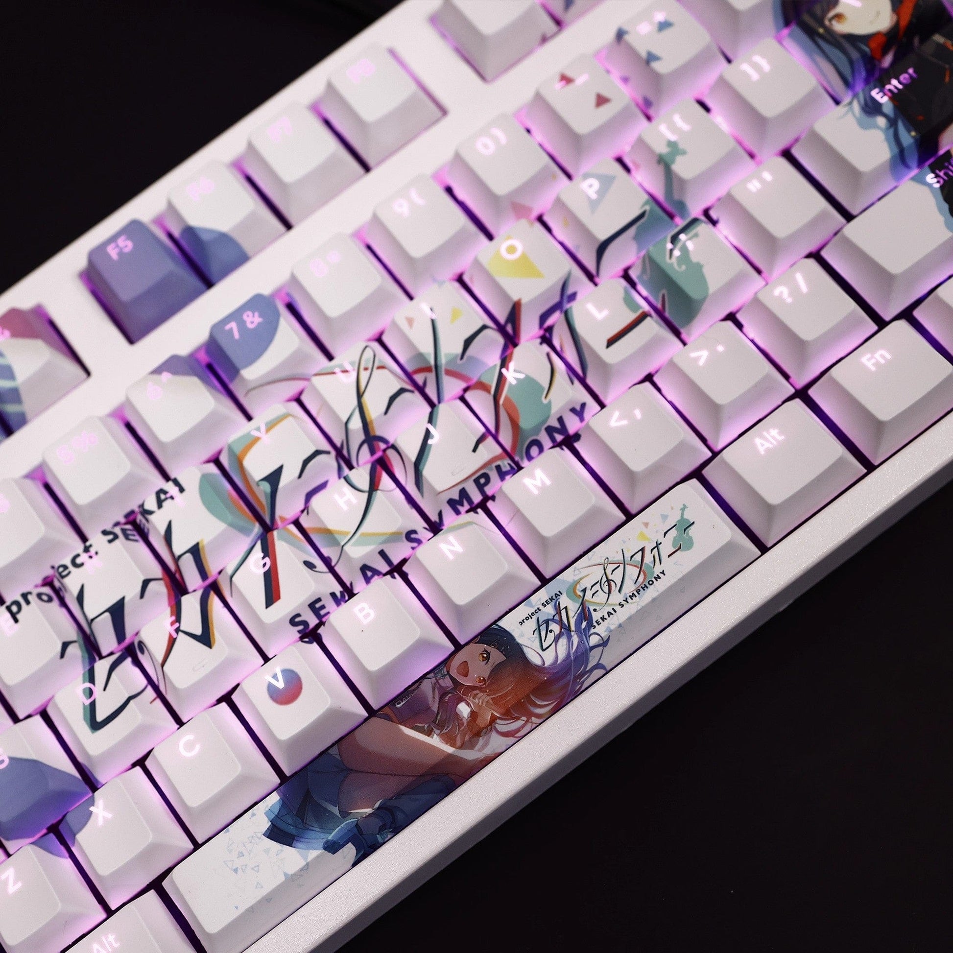 My Anime Keycaps Complete Set Project SEKAI: Shiraishi An Backlit Keycap Set