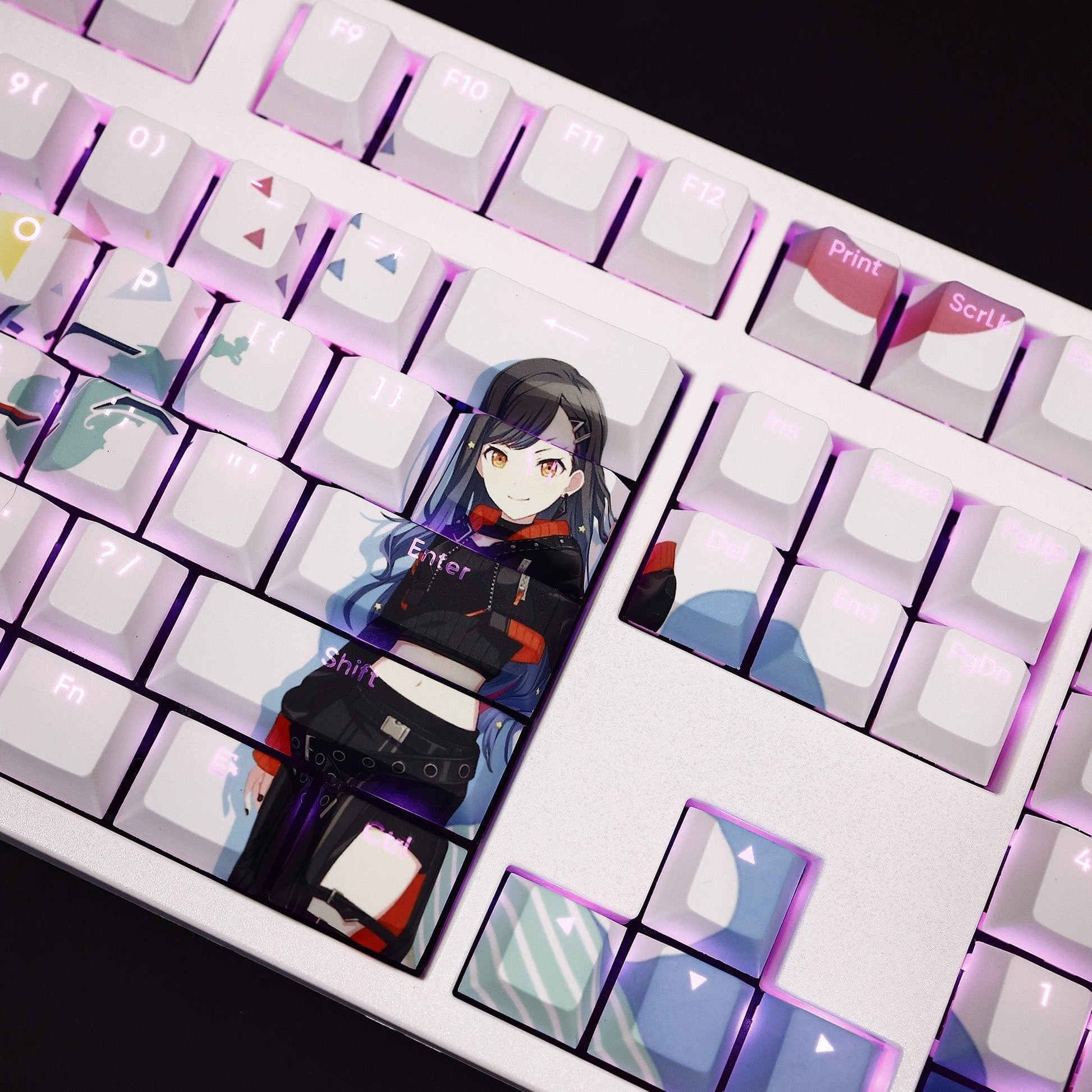My Anime Keycaps Complete Set Project SEKAI: Shiraishi An Backlit Keycap Set