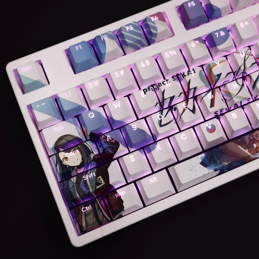 My Anime Keycaps Complete Set Project SEKAI: Shiraishi An Backlit Keycap Set
