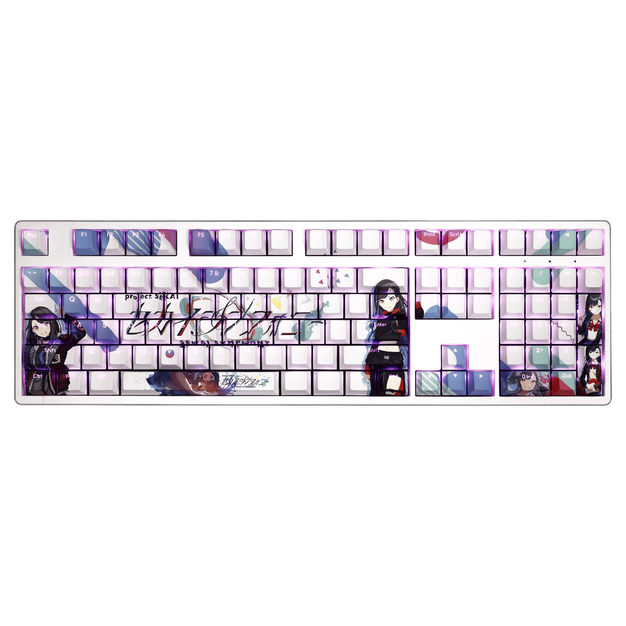 My Anime Keycaps Complete Set Project SEKAI: Shiraishi An Backlit Keycap Set