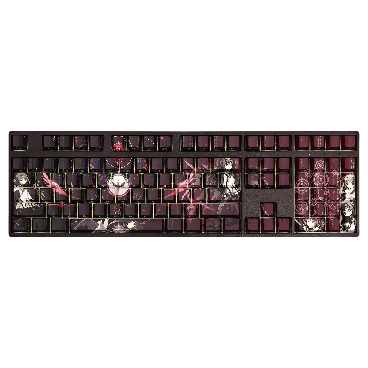 My Anime Keycaps Complete Set Puella Magi Madoka Magica: Homura Akemi Backlit Keycap Set