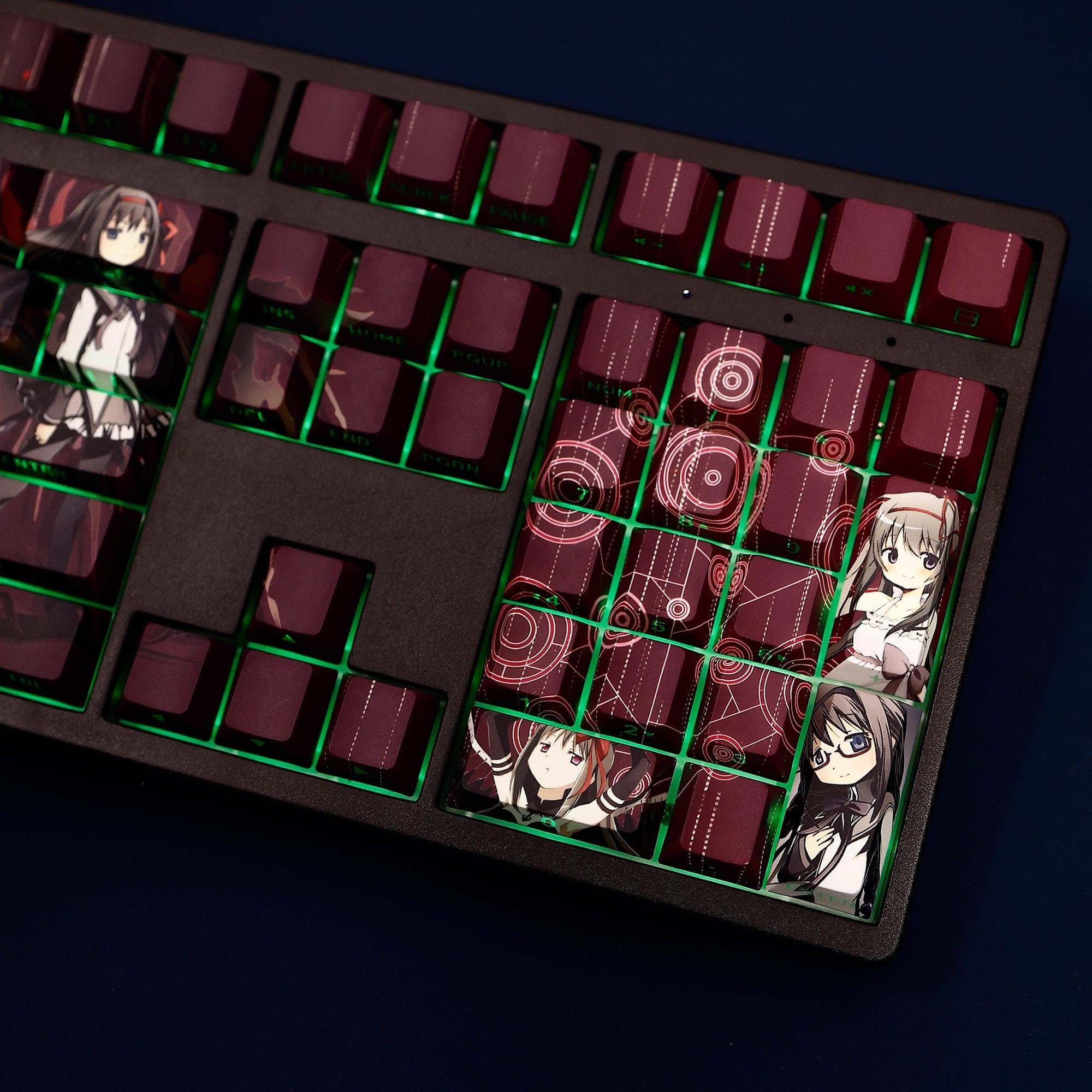 Puella Magi Madoka Magica: Homura Akemi Backlit Keycap Set
