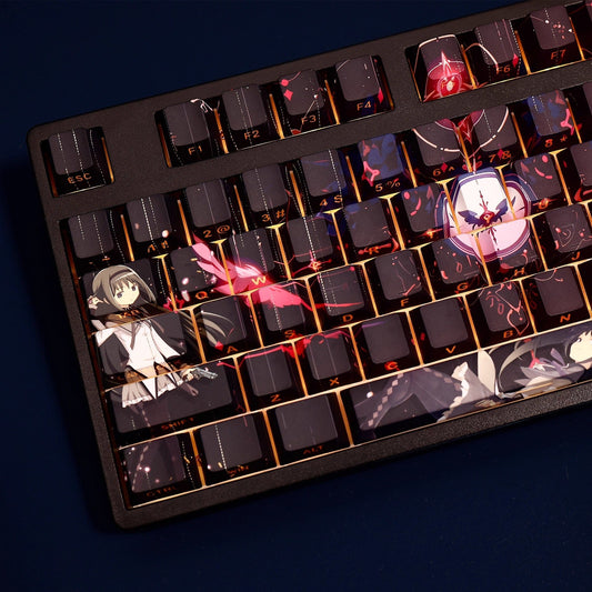 My Anime Keycaps Complete Set Puella Magi Madoka Magica: Homura Akemi Backlit Keycap Set