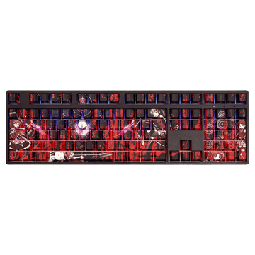 My Anime Keycaps Complete Set Puella Magi Madoka Magica: Kyoko Sakura Backlit Keycap Set