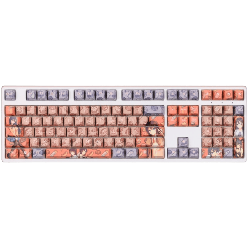 My Anime Keycaps Complete Set Rascal Does Not Dream: Mai Sakurajima Keycap Set