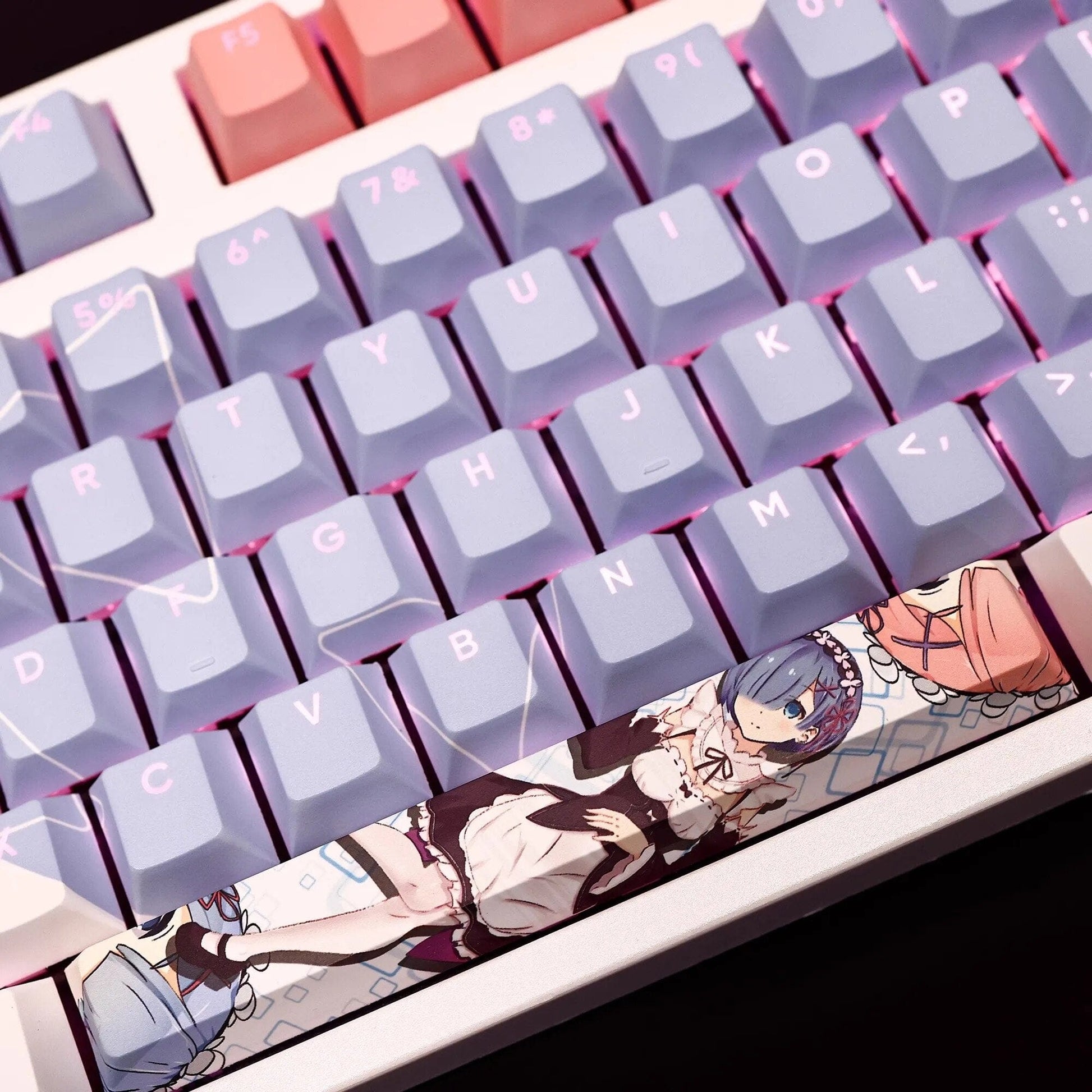 My Anime Keycaps Complete Set Re:Zero: Rem Backlit Keycap Set