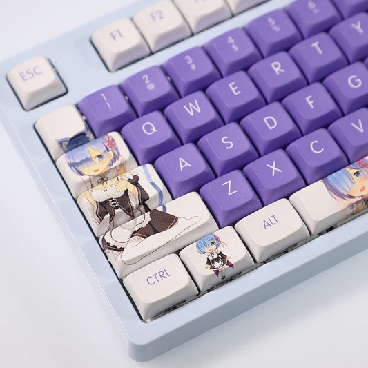 My Anime Keycaps Complete Set Re:Zero: Rem XDA Keycap Set
